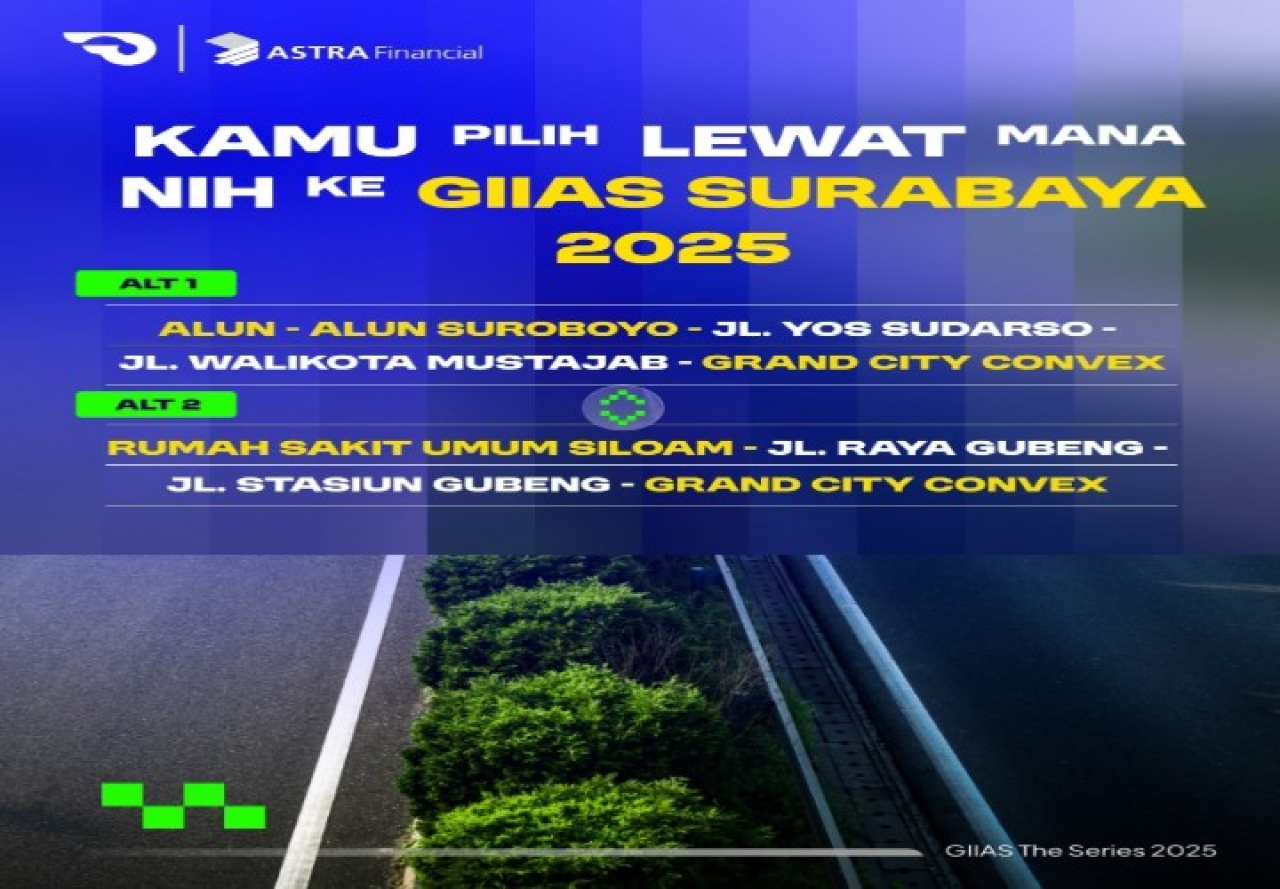 AKSES MUDAH MENUJU GIIAS SURABAYA 2025