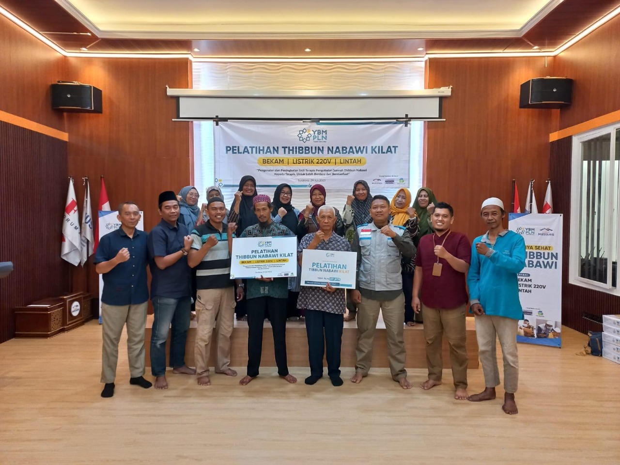 YBM PLN UIP JBTB Dukung Peningkatan Kapasitas Terapis Thibbun Nabawi Kilat