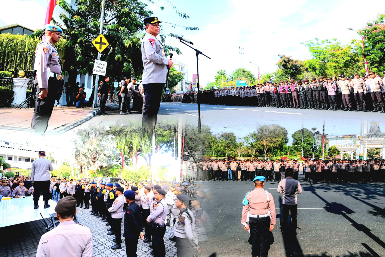 Ribuan Polisi Amankan Aksi Buruh di Surabaya, Pendekatan Humanis Jadi Prioritas