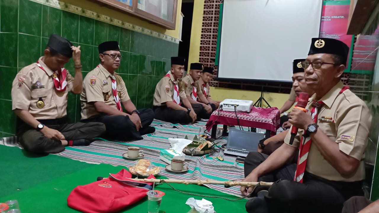 Kwarran Rembang Gelar Ulang Janji Di SMPN 6 Rembang Jelang Hari Pramuka ke 64
