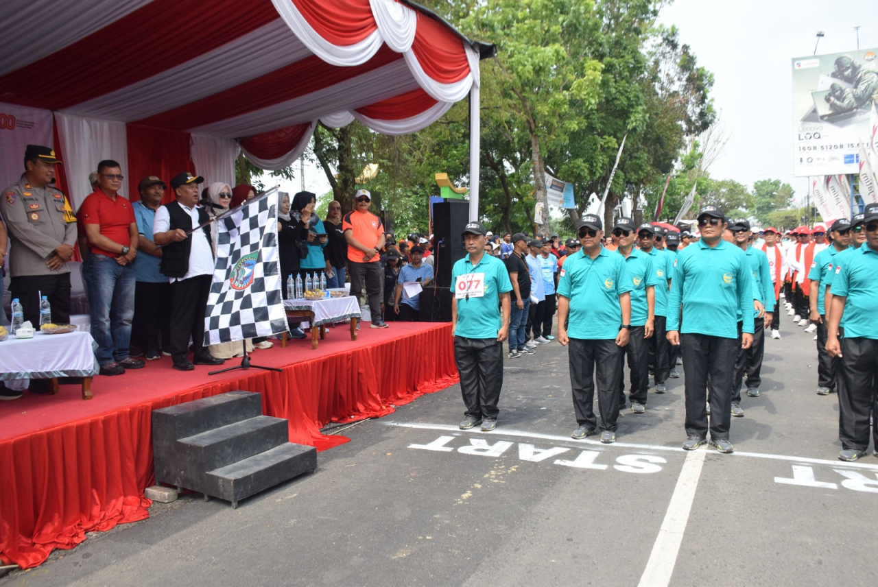 Pemberangkatan Gerak Jalan ROJO 2025: Semangat Sportivitas dan Persatuan di Jombang