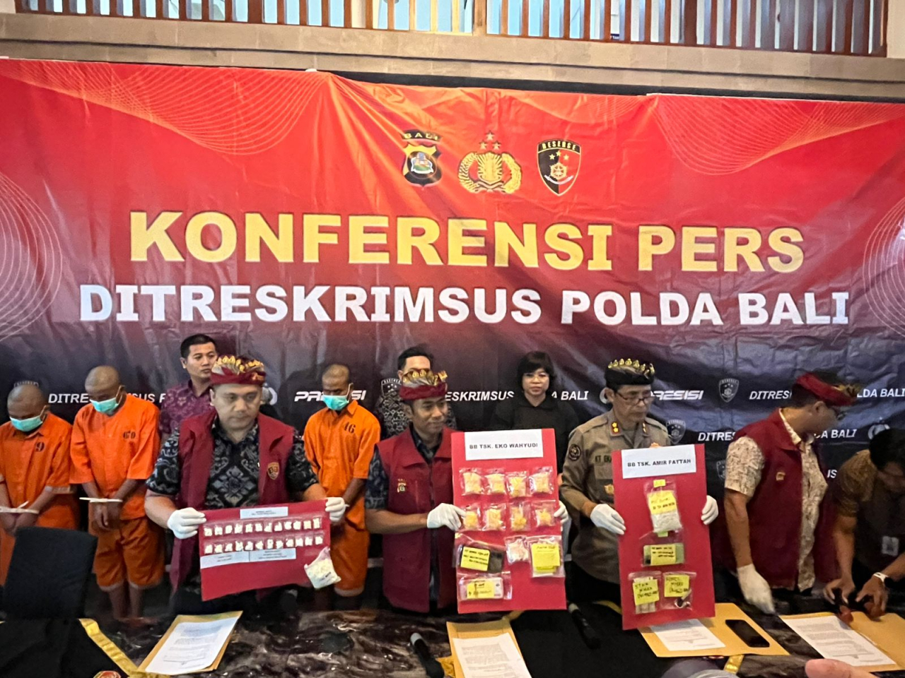 Ungkap TP Kesehatan Bidang Farmasi Polda Bali Amankan 3 Pelaku