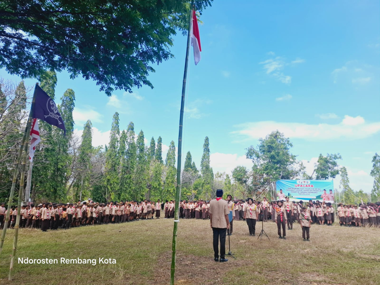 Kwarcab Rembang Gelar Hari Pramuka Ke 64 Di Buper Karangsari Park