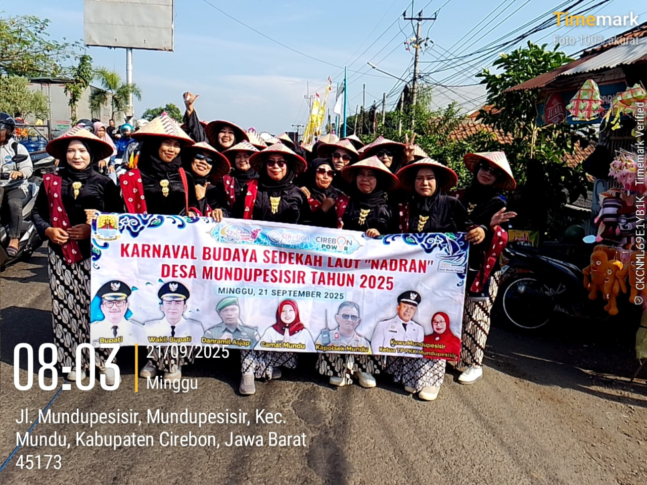 Karnaval Budaya Sedekah Laut " Nadran " Desa Mundupesisir Tahun 2025