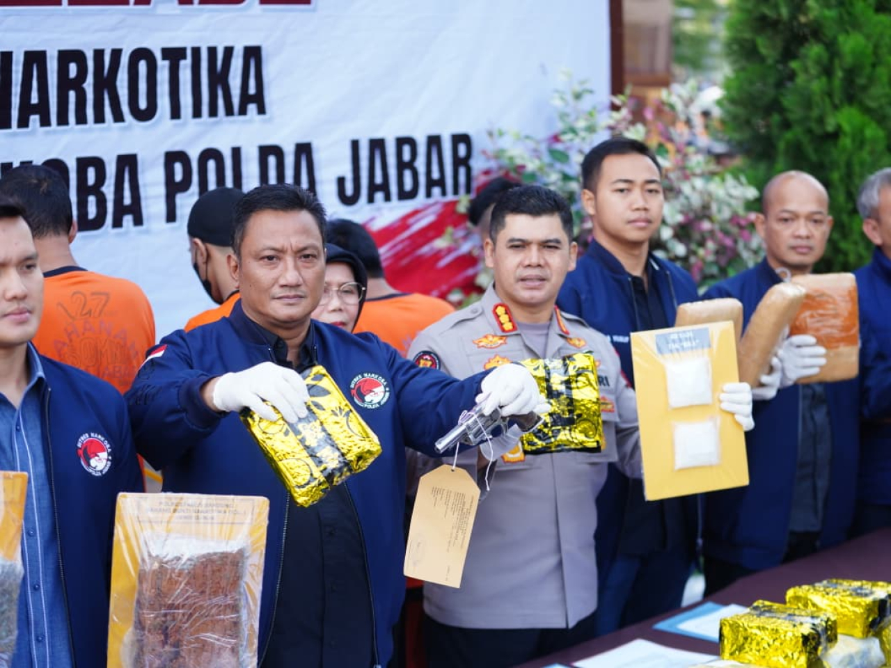 Polda Jabar Gagalkan Peredaran Narkoba Jaringan Internasional