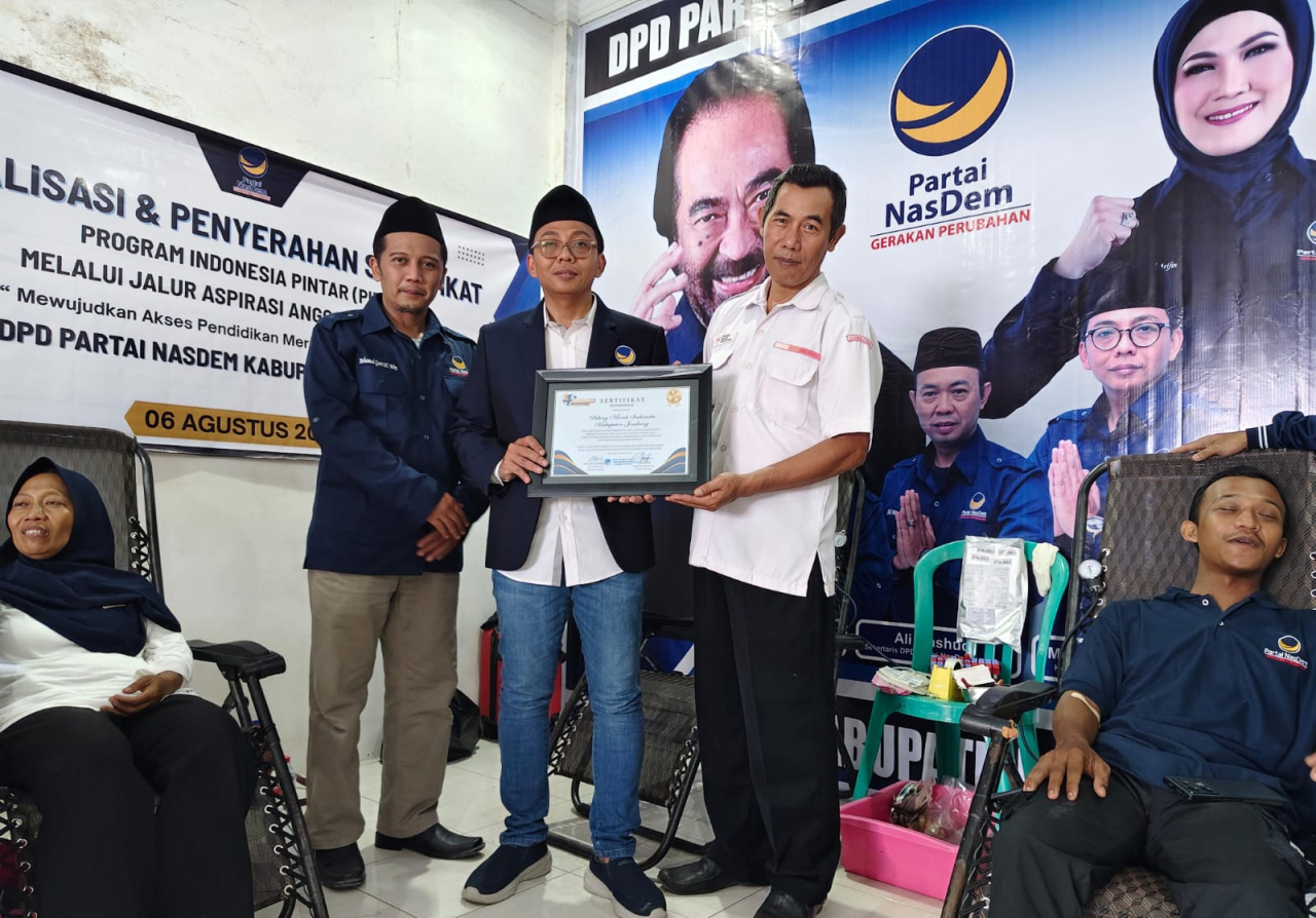 DPD Partai NasDem Kabupaten Jombang Gelar Donor Darah dan Sosialisasi Kesehatan dalam Semarak HUT ke-14