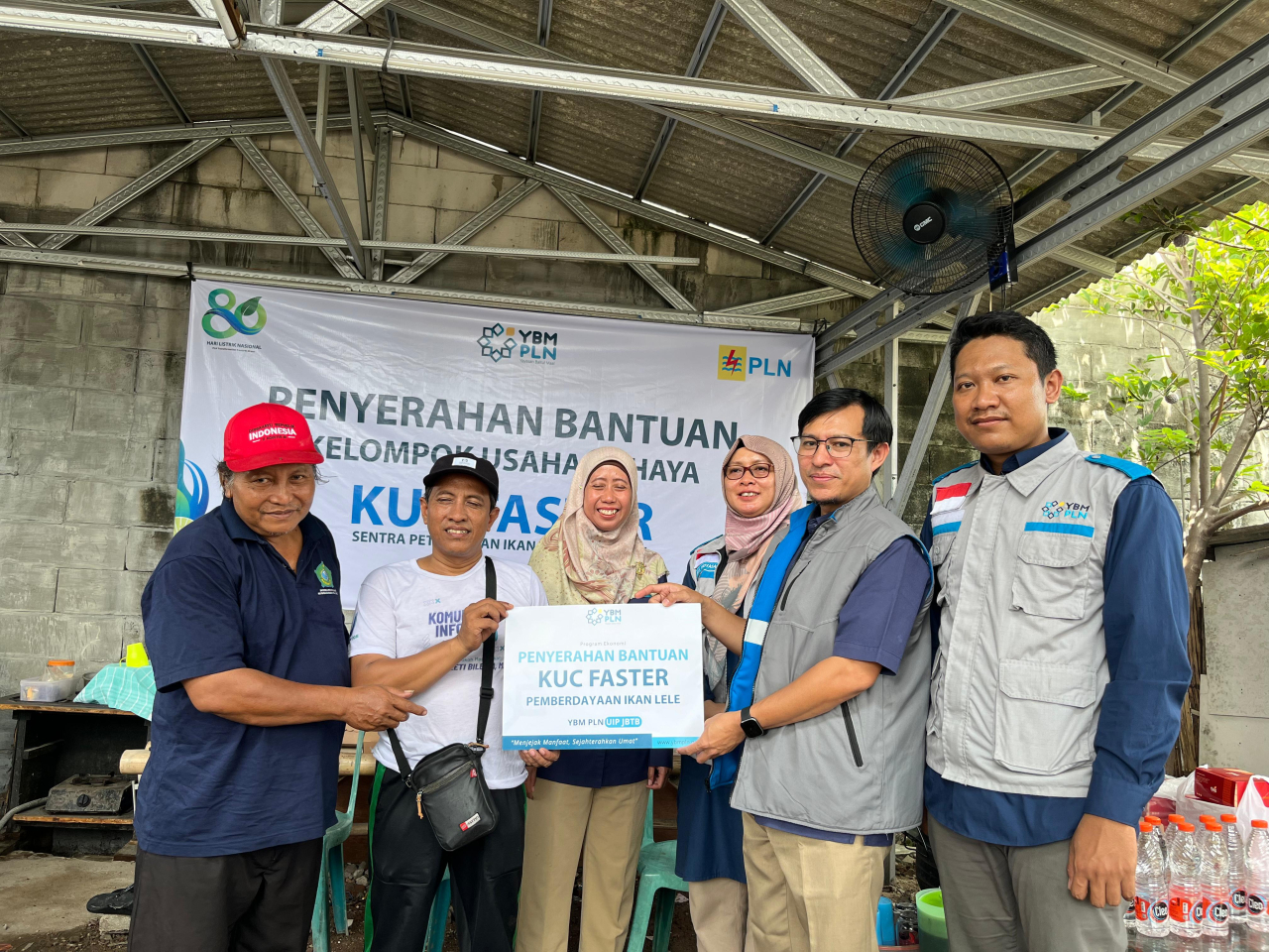 YBM PLN UIP JBTB Dorong Kemandirian Pakan Lele, KUC Faster Bangkit Lagi