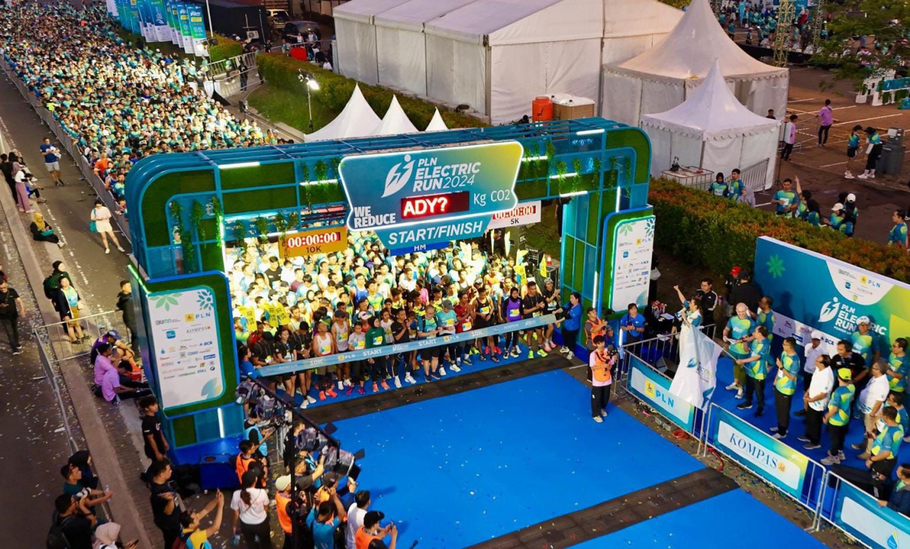 Semangat Hari Sumpah Pemuda, PLN Gelar Electric Run 2025 Ajak Ribuan Pelari Gaungkan Transisi Energi