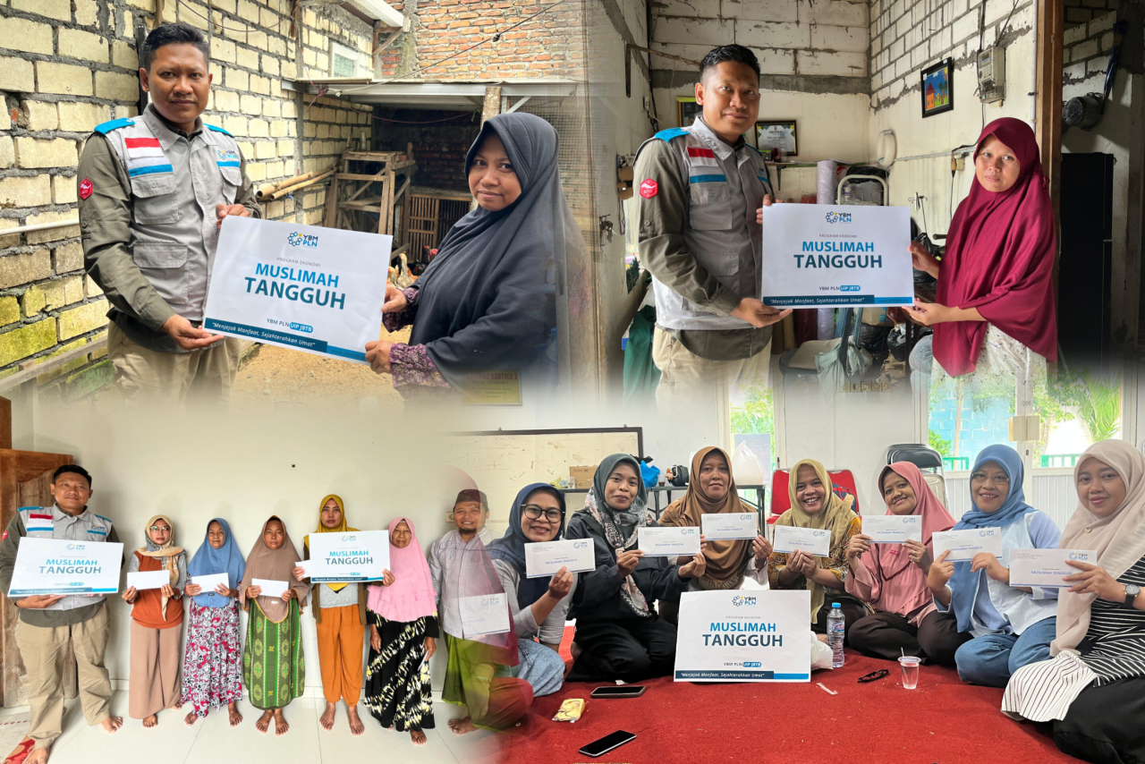 Anugerah Muslimah Tangguh, YBM PLN UIP JBTB Perkuat Usaha 26 Perempuan Tulang Punggung Keluarga