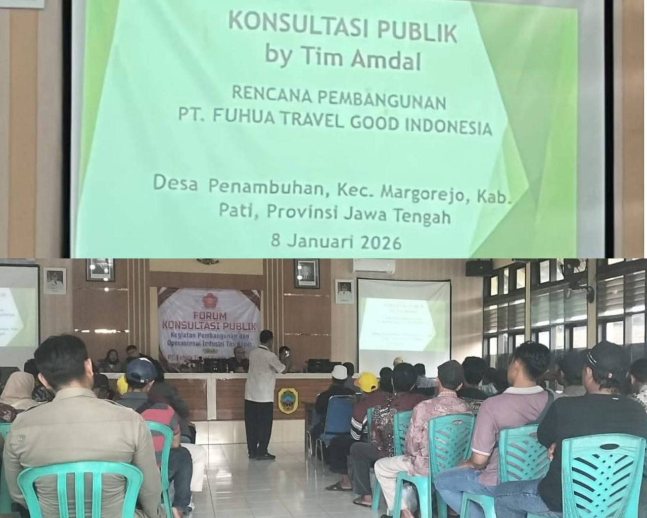 Sosialisasi Dadakan PT Fuhua di Pati Disorot: Pabrik Hampir Rampung, Izin Diduga Bermasalah