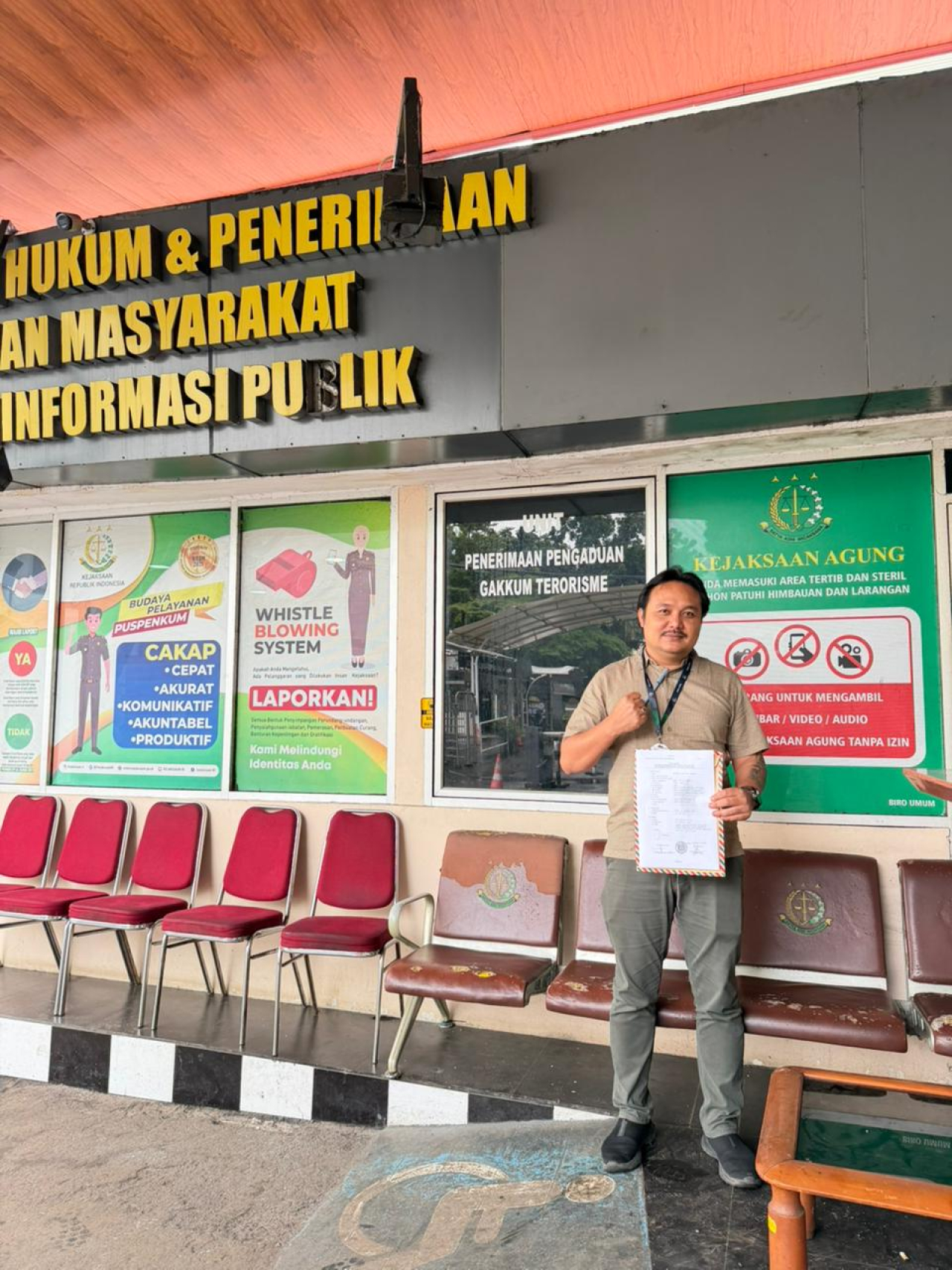 Laporkan Dugaan Pelanggaran Hukum Oknum DPRD Pati, Anang Afiyana Firdaus Datangi Kejaksaan Agung