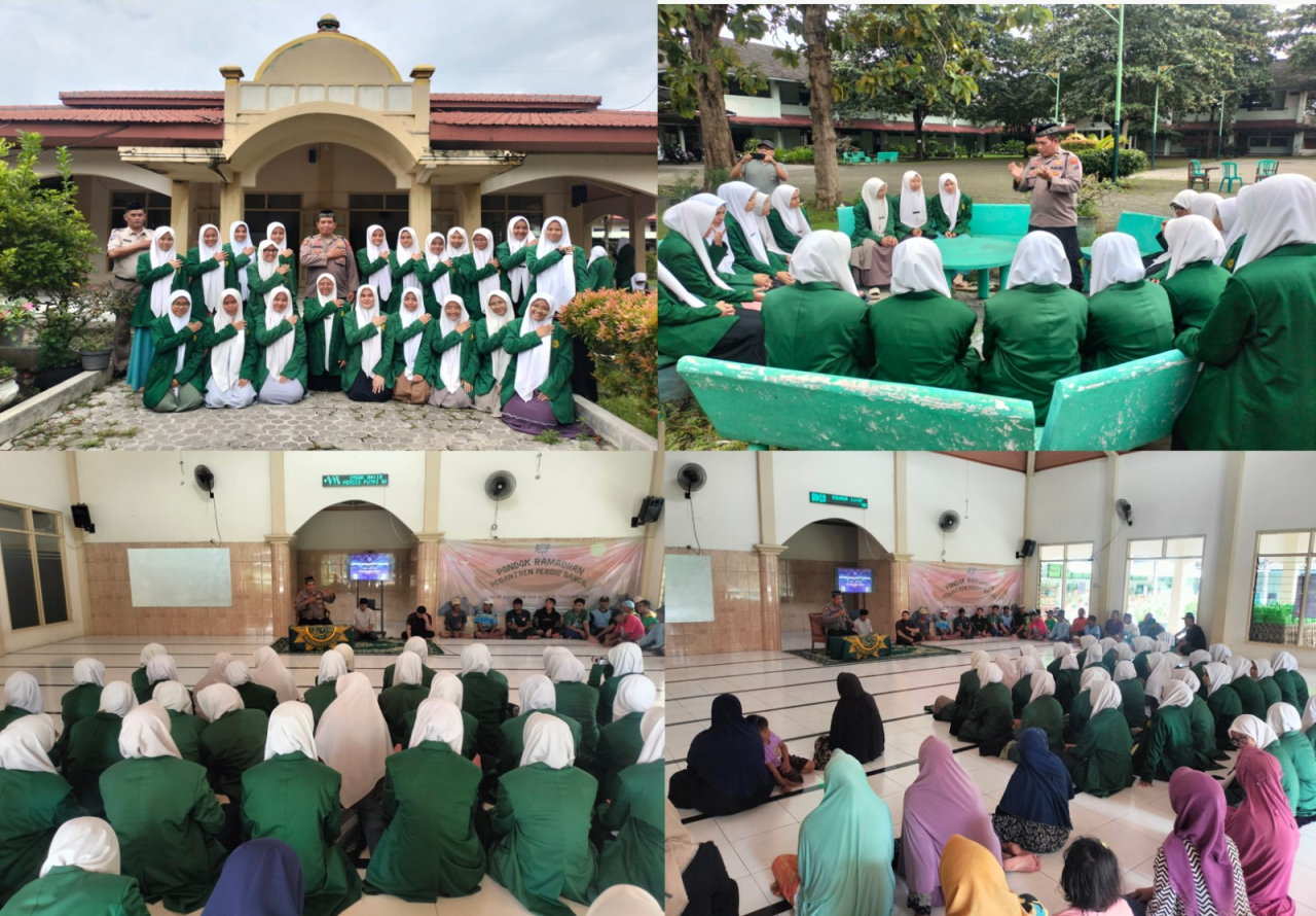 Polres Pasuruan Ajak Santriwati Bijak Bermedsos dan Pahami Teknologi AI