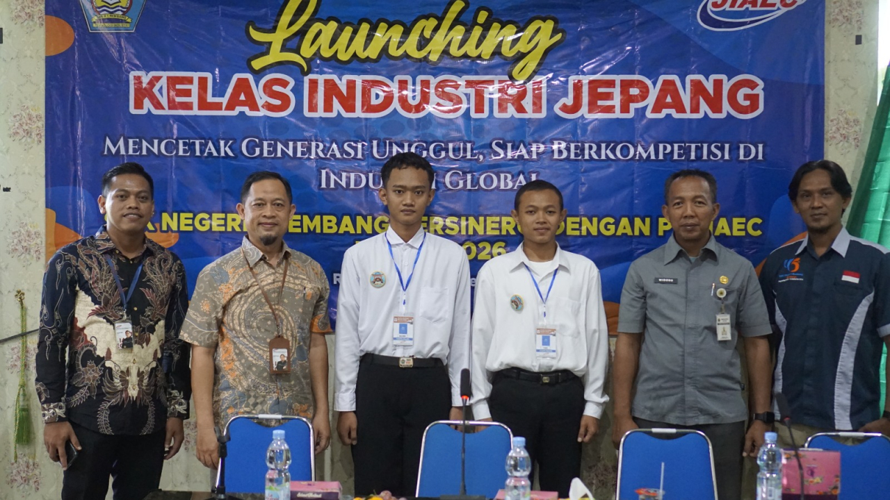 SMKN 1 Rembang Kerjasama dengan PT JIAEC Yogyakarta, Launching Kelas Industri Jepang