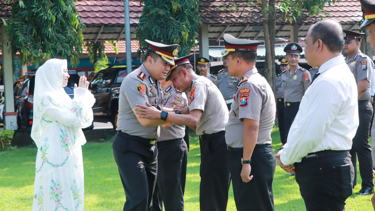 Polres Jombang GelarApel Pagi dan Halalbihalal, Perkuat Soliditas Pasca Idulfitri