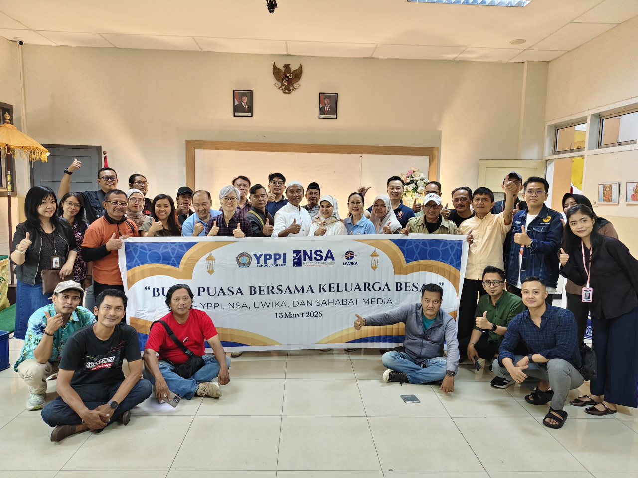 Buka Puasa Bersama YPPI, NSA, dan UWIKA, Pererat Silaturahmi dengan Sahabat Media