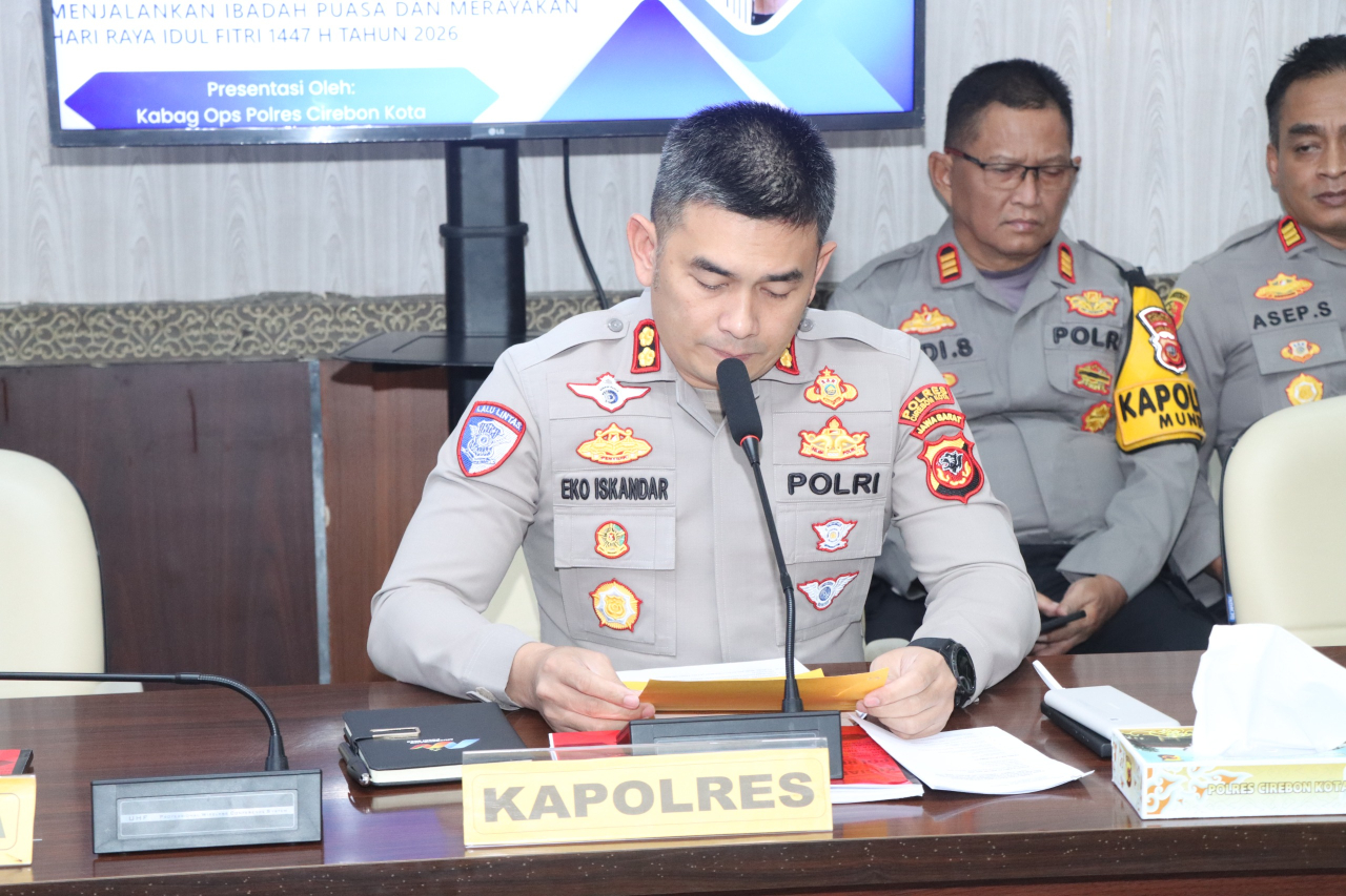 Polres Cirebon Kota Matangkan Pengamanan Operasi Ketupat Lodaya 2026