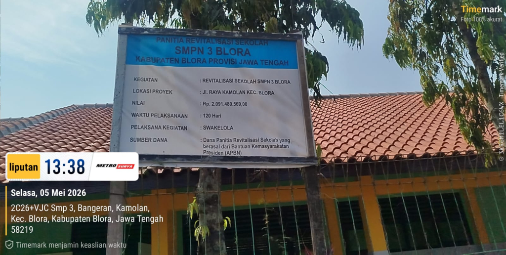 Banpres Miliaran Rupiah Dialokasikan Di Beberapa Sekolah di Blora SMPN 3 Blora Terima 2 Miliar
