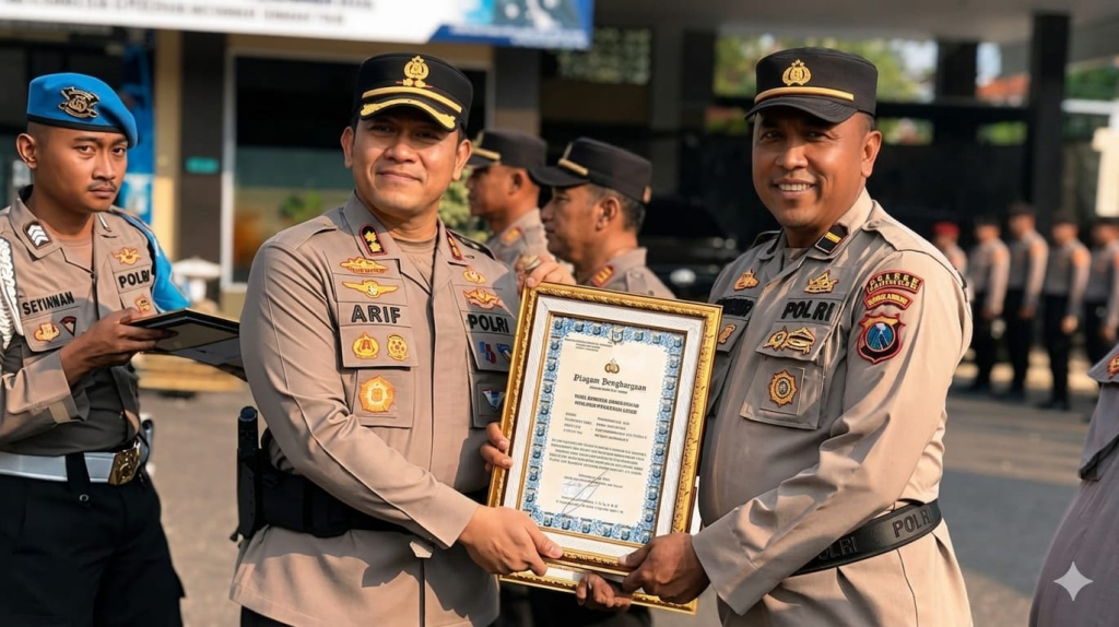 Dedikasi 10 Tahun Rawat Ribuan ODGJ dan Anak Yatim, Ipda Purnomo Terima Penghargaan dari Kapolres Lamongan