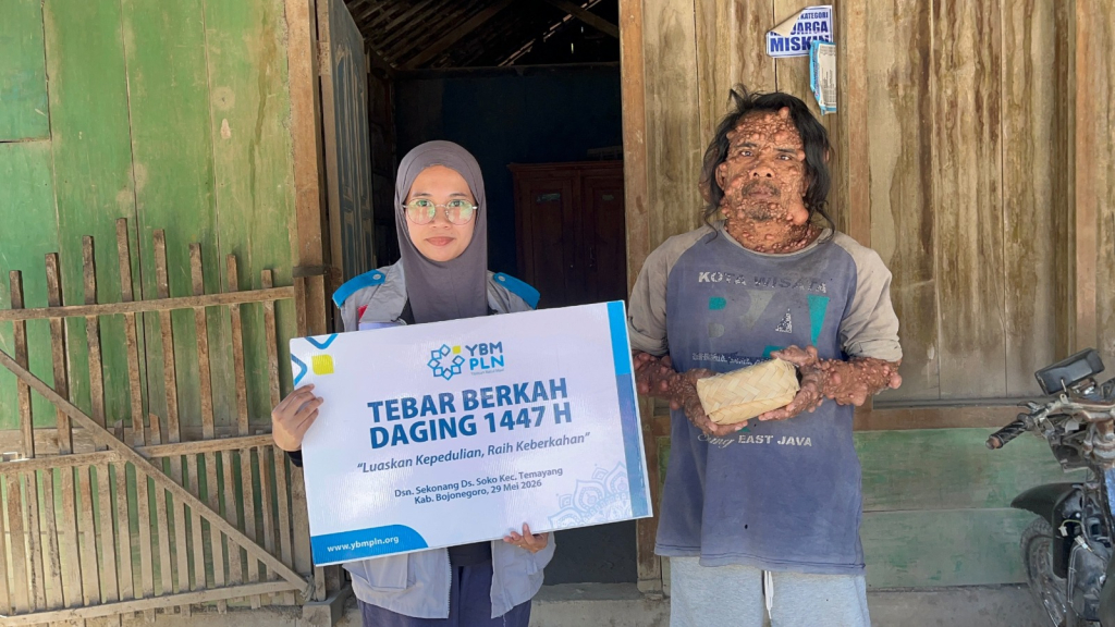 YBM PLN UIP JBTB Tebar Berkah Daging ke Pelosok Bojonegoro, 230 Warga Terima Manfaat