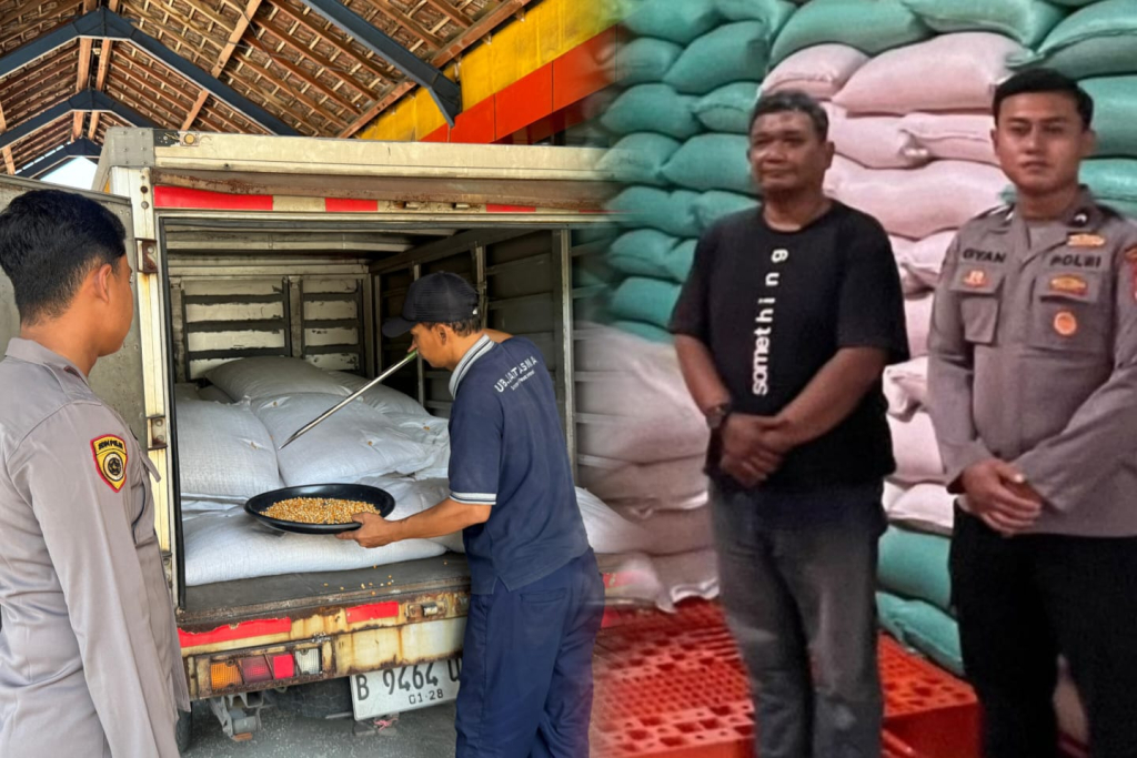 Polres Pelabuhan Tanjung Perak Salurkan 1 Ton Jagung Hasil Panen Petani ke Bulog sebagai Dukungan Ketahanan Pangan