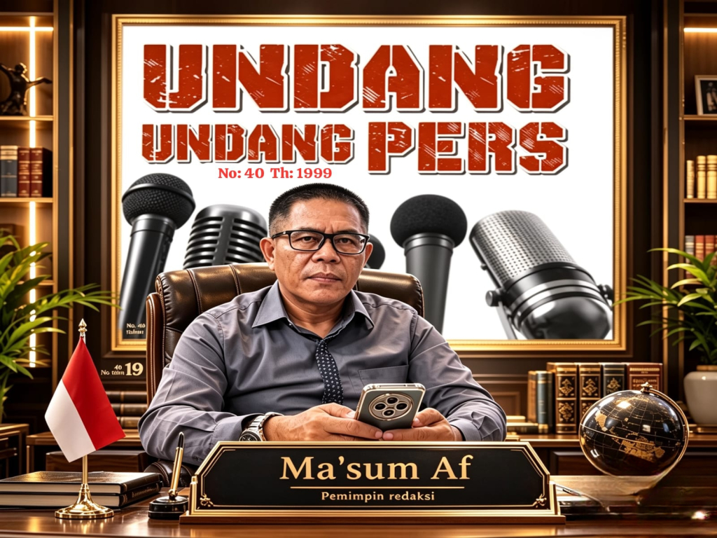 Foto: Ma'sum Af Pemerhati Media sekaligus Pemimpin Redaksi Media Metrosurya.com & Akses9.id